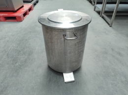 s/s trash can
